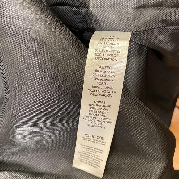 Chico’s Petite Cuff-Detail Jacket - Picture 8 of 10